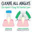 2x TRIPLE HEADED TOOTHBRUSH