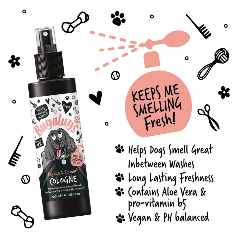 BUGALUGS PAPAYA & COCONUT DOG COLOGNE