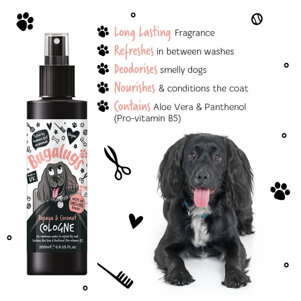 BUGALUGS PAPAYA & COCONUT DOG COLOGNE