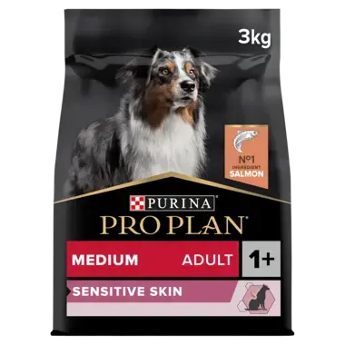 PRO PLAN MEDIUM ADULT 1+ SENSITIVE SKIN SALMON 3kg