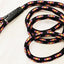 ROPE LEAD WITH LEATHER BINDER