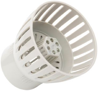 PLASTIC DRAINAGE SKIMMER WITH DOUBLE FILTER LAYER