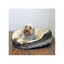 GREY/CREAM SNUGGLE PLUSH OVAL