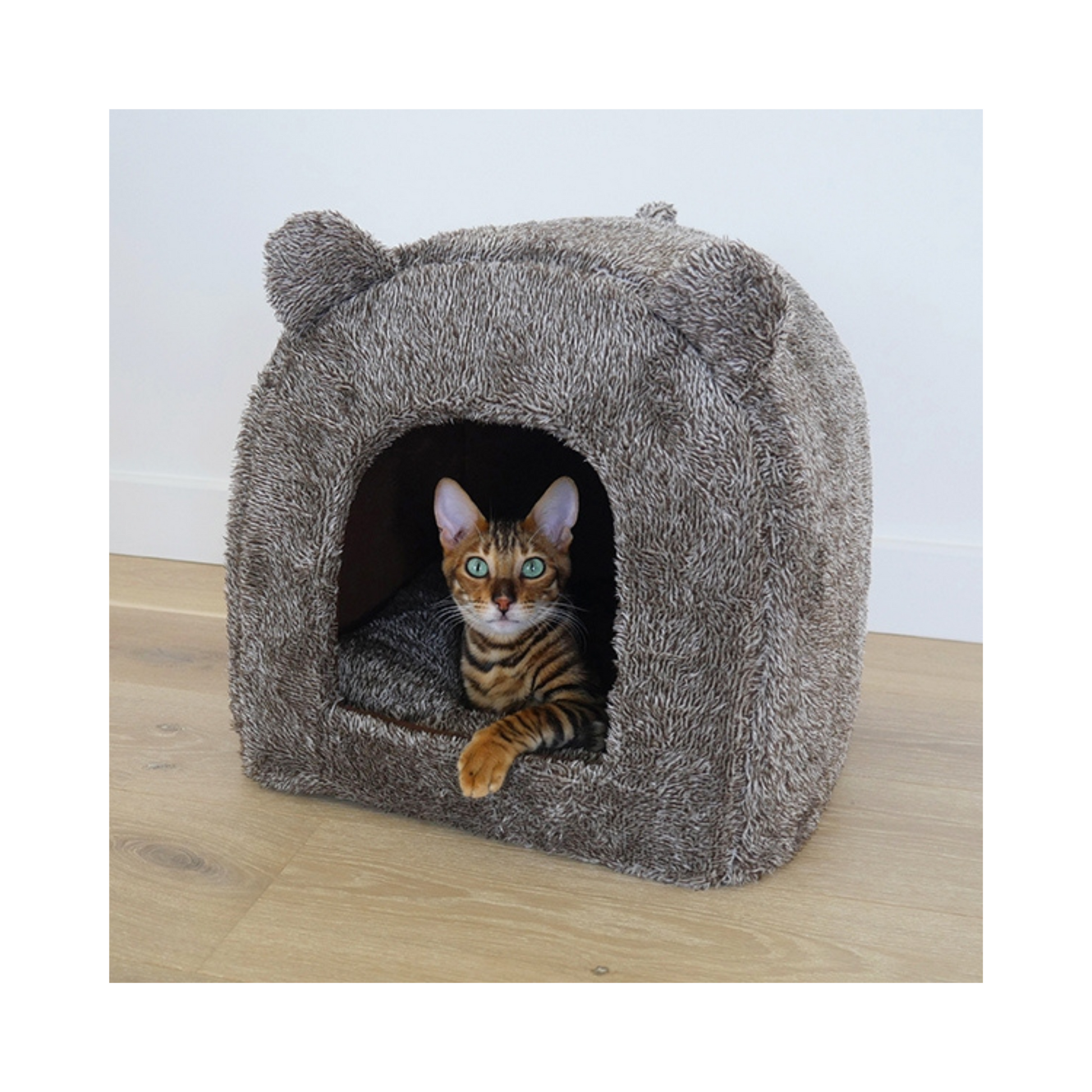 Teddy bear online cat bed