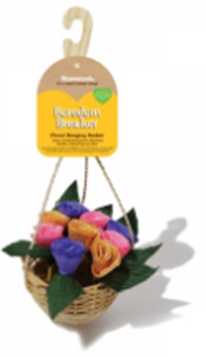 FLORAL HANGING BASKET 32cm