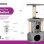 SCRATCHING POLE ROCHEFORT GREY