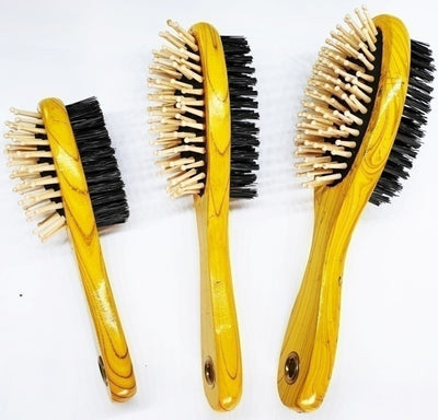 DOUBLE WOODEN BRUSH (wood ends)