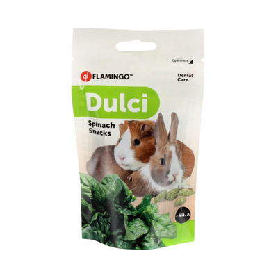 SMALL ANIMAL SNACK DULCI SPINACH 50G