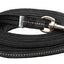 RUBBERIZED TRACKING-LEASH WITHOUT HANDLE BLACK