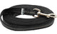 RUBBERIZED TRACKING-LEASH WITHOUT HANDLE BLACK