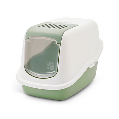 NESTOR  CATLITTER WHITE/ BOTANICAL GREEN