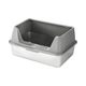 CAT LITTER INOX BOX MIAMI 201 STAINLESS STEEL+PP