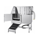 GROOMING BATHTUB WITH RAMP XXL INOX 304 STAILESS STEEL