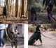 RUBBERIZED TRACKING-LEASH WITHOUT HANDLE ORANGE