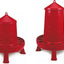 ECO CHICKEN FEEDER RED