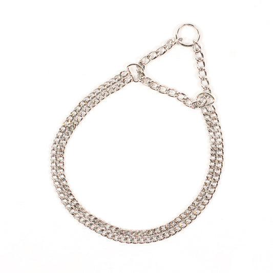 SLIP COLLAR 2 ROWS CHROMED