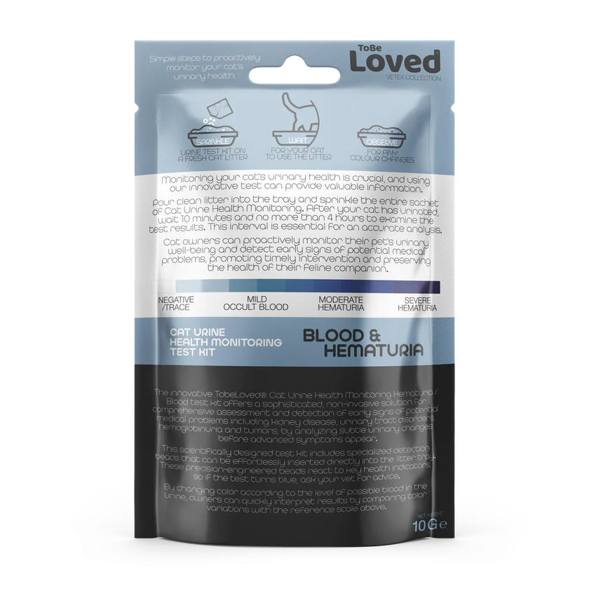 VETEX CAT BLOOD & HEMATURIA TEST KIT 10G