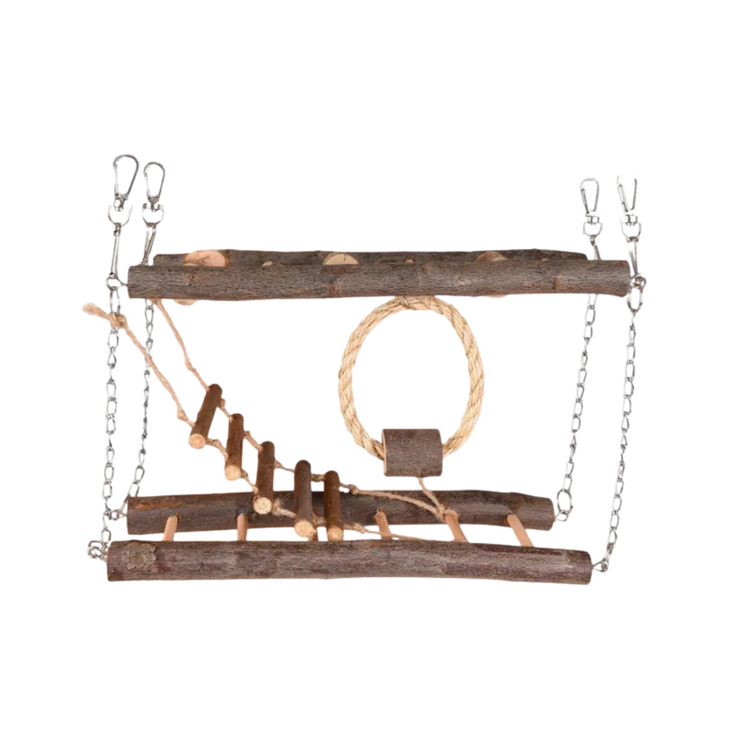 BIRD TOY JANNY SUSPENSION BRIDGE WOOD