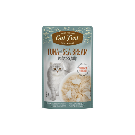 TUNA WITH SEA BREAM IN TENDER JELLY 70G