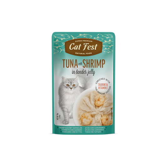 TUNA WITH SHRIMP IN TENDER JELLY 70G