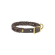 TWIN BRAIDED LEATHER REINFORCED COLLAR