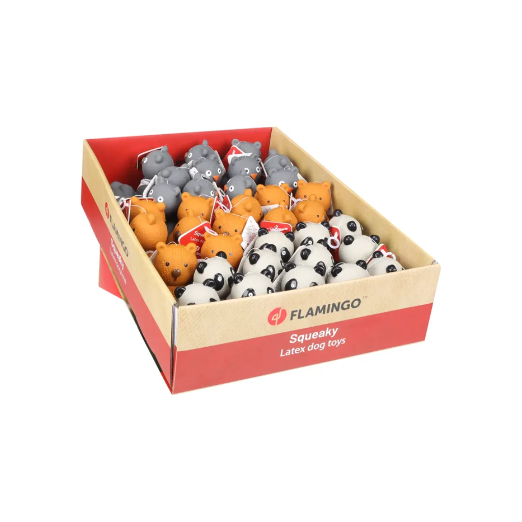 DOG TOY LATEX LOERDES BEARS