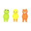 DOG TOY LATEX OGRE FROG, DUCK & BEAR