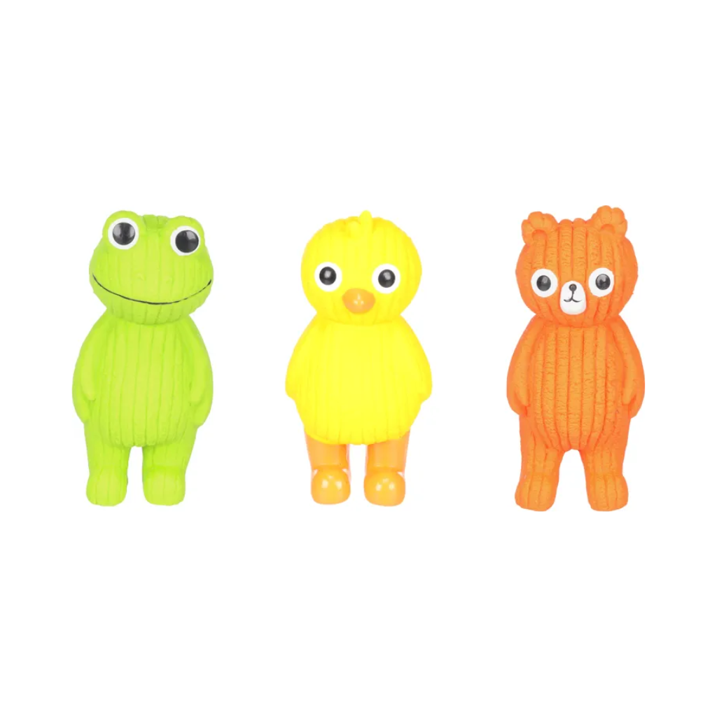 DOG TOY LATEX OGRE FROG, DUCK & BEAR