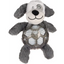 DOG TOY SHAPY DOG WITH BALL GREY