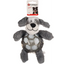 DOG TOY SHAPY DOG WITH BALL GREY