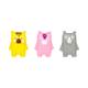 DOG TOY LATEX WILD BOAR, UNICORN & RHINOCEROS