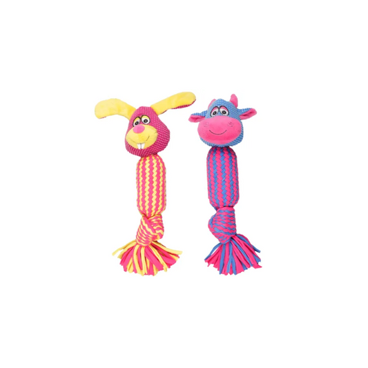 TOY WYLA COW & RABBIT MIX COLOUR