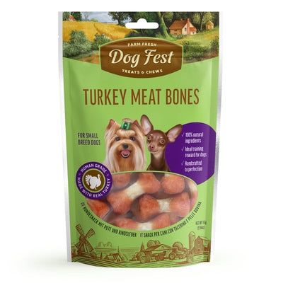 TURKEY MEAT BONES 55G