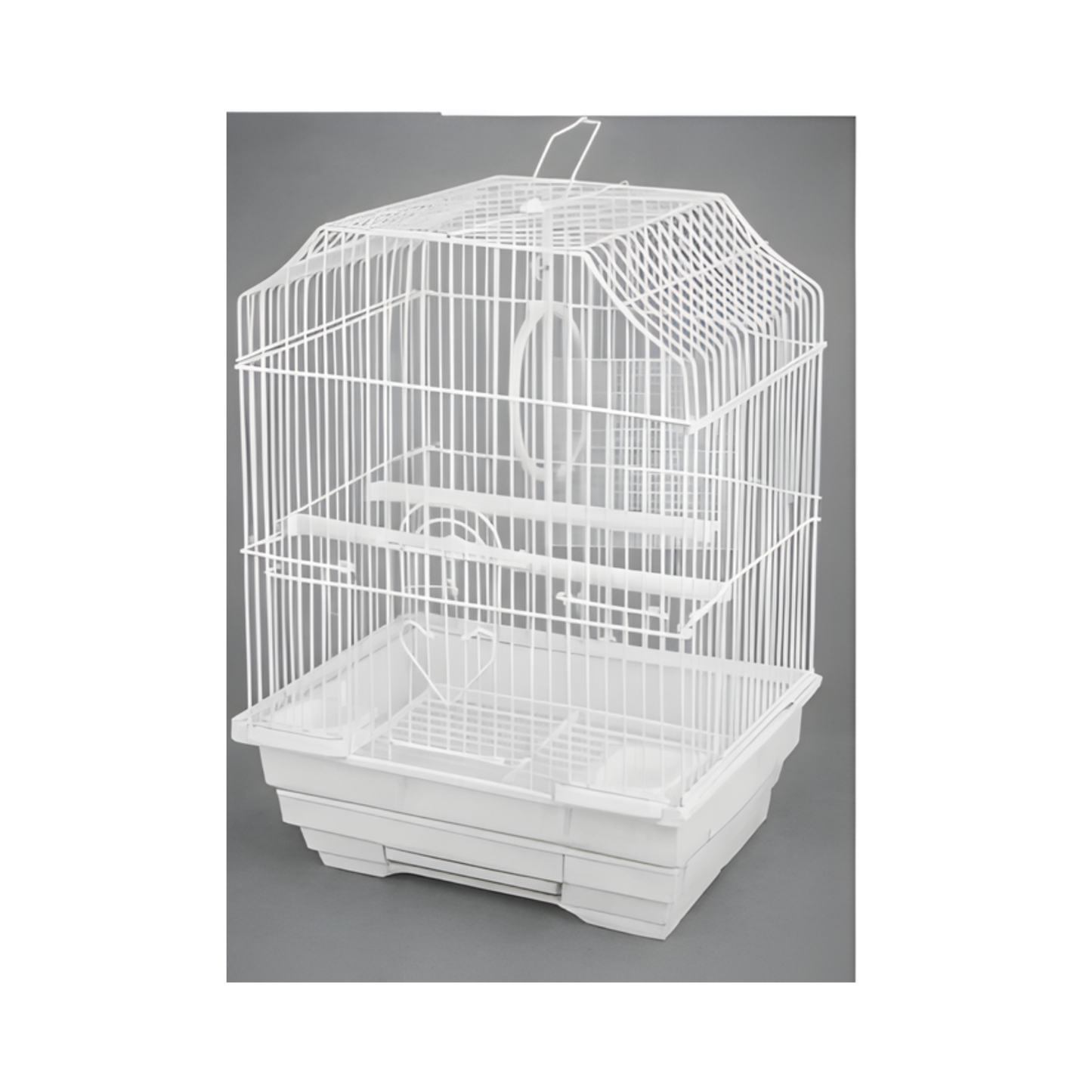 BIRD CAGE SMALL CUBE WHITE