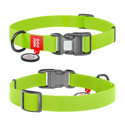 WAUDOG WATERPROOF DOG COLLAR WITH QR PASSPORT LARGE
