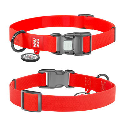WAUDOG WATERPROOF DOG COLLAR WITH QR PASSPORT SMALL