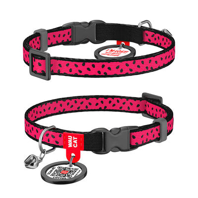 WAUDOG NYLON CAT COLLAR WITH QR PASSPORT