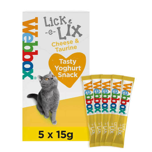 5x LICK-E-LIX CHEESE WITH TAURINE 17G