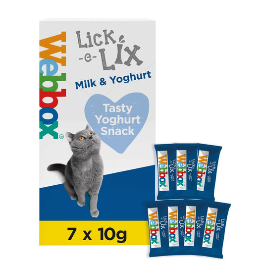 7x ΓΑΛΑ LICK-E-LIX&amp; ΓΙΑΟΥΡΤΙ 10ΓΡ