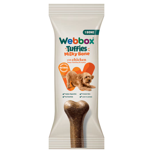 WEBBOX TUFFIES MILKY BONE 90G