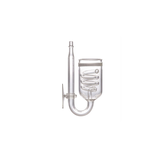 GLASS CO2 DIFFUSER FOR PLANTED AQUARIUM WITH SPIRAL PIPE