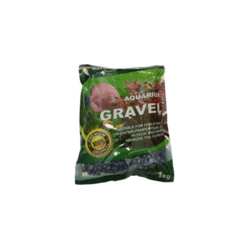 BLUE AQUARIUM GRAVEL 5-8mm - 1KG