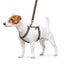 WAUDOG NYLON DOG H-HARNESS WITH QR-PASSPORT, LEOPARD DESIGN PLASTIC FASTEX