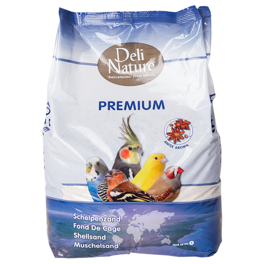 BIRD SAND PREMIUM WHITE+ANIS
