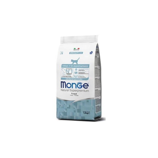 Monge Kitten Dry Food – Trout, 400 g