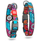 WOWDOG NYLON DOG COLLAR WITH QR-PASSPORT SUMMER
