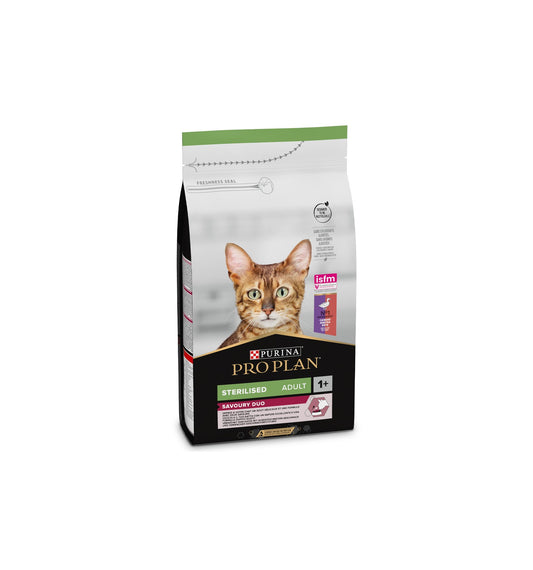 PRO PLAN STERILISED ADULT 1+ SAVOURY DUO 1.5KG