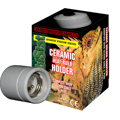 HABISTAT CERAMIC HEAT BULB HOLDER, SILICON CABLE & PLUG