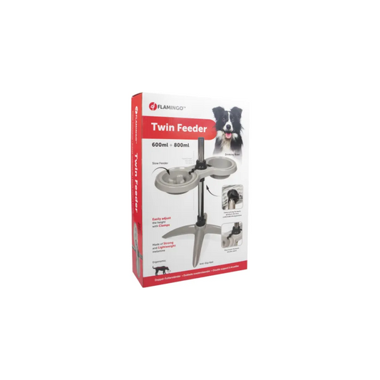 FEEDING AND DRINKING BOWL DUO DINNER STAND SUVI