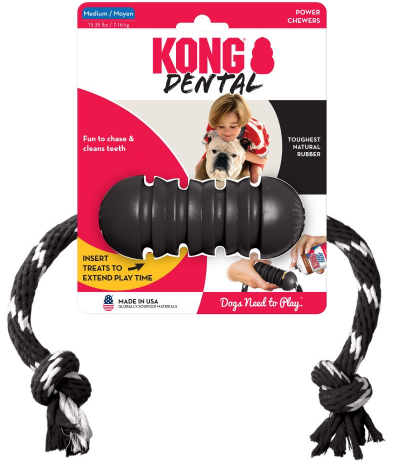 KONG EXTREME DENTAL W/ROPE 3 η δέσμη